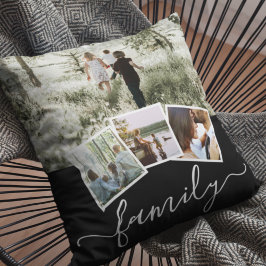 4 Fotokollage Family Personlig Kudde
