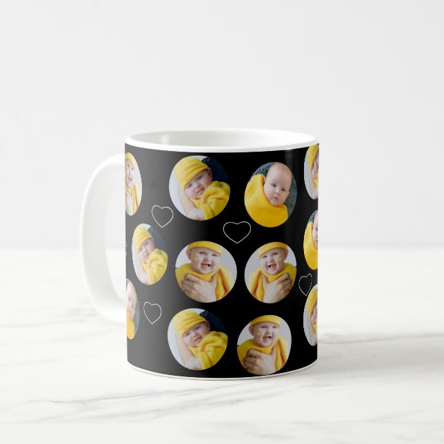 4 Fotokollationsmall gör din egen Roligt Kaffemugg (Framsida vänster)