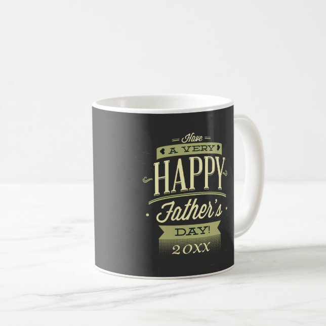 4 Fotomall Lycklig Fars dag Kaffemugg (Framsida höger)