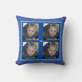 4 Fotomall Pojke Kids Blue Gift-pil Kudde