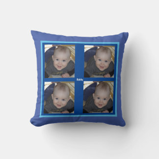 4 Fotomall Pojke Kids Blue Gift-pil Kudde