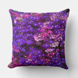 4 Fotomallsblommor i Lila Rosa Gift-projektion Kudde