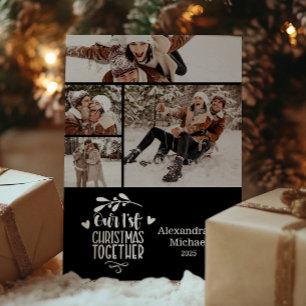 4 Fotominimalistisk första jul tillsammans Julkort