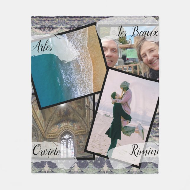 4 Foton HonungMoon Fleecefilt (Framsidan)