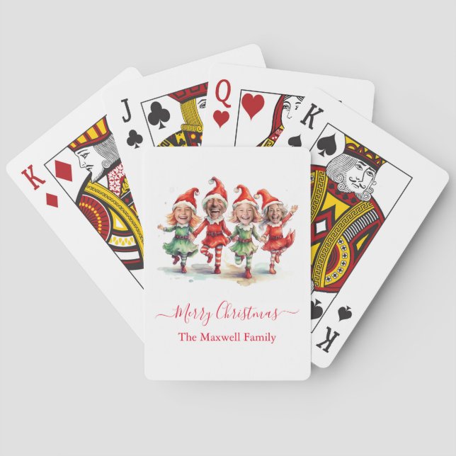 4 Foton - julklappar Casinokort (Baksidan)