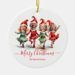 4 Foton - julklappar Julgransprydnad Keramik