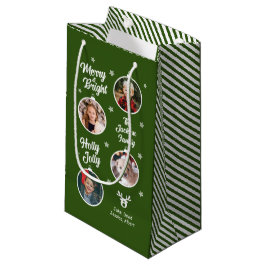 4 Foton Vita jul-Grönten för prydnadsföremål