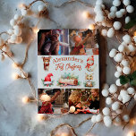 4 Foton Woodland Animals Baby Första jul Julkort<br><div class="desc">Hämta glädjen i din baby första jul med ett vackert designat vykort för helgdag som gör det möjligt för dig att många värdefulla ögonblick. Vår 4 Photos Elegant Blommigt Baby Första julen Helgdag Postcard kombinerar elegans och sentimentalitet, perfekt för att visa din lilla i festive stil. Elegantens Blommigt Design: vykortet...</div>