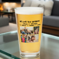 4 fotos kollage och personlig text foto present