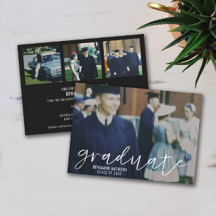 4 Fotoskript i Trendiget Modern Studenten Inbjudningar