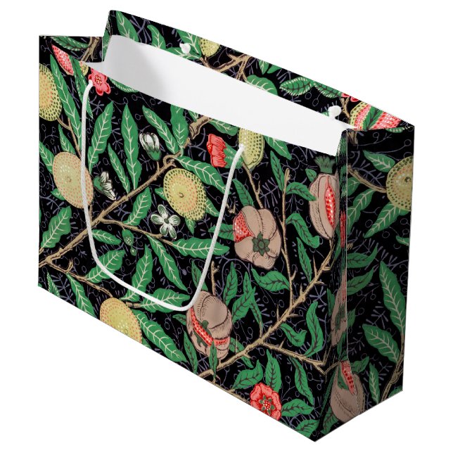 4 Fruit, William Morris Large Gift Bag (Framsidan Vinklad)