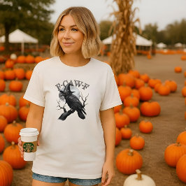 4 Funny F-Caw-F gotiic Kråka T-Shirts för Hallowee