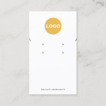 4 Fyra Hål Stud Necklace Earring Add Logotyp Holde