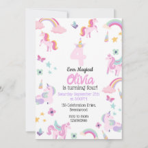 4 gånger magisk, Unicorn Birthday, Rainbows