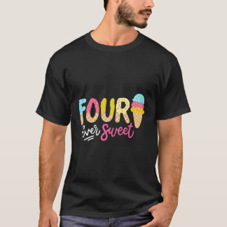 4 gånger sötad 4:e iskrämen för t shirt