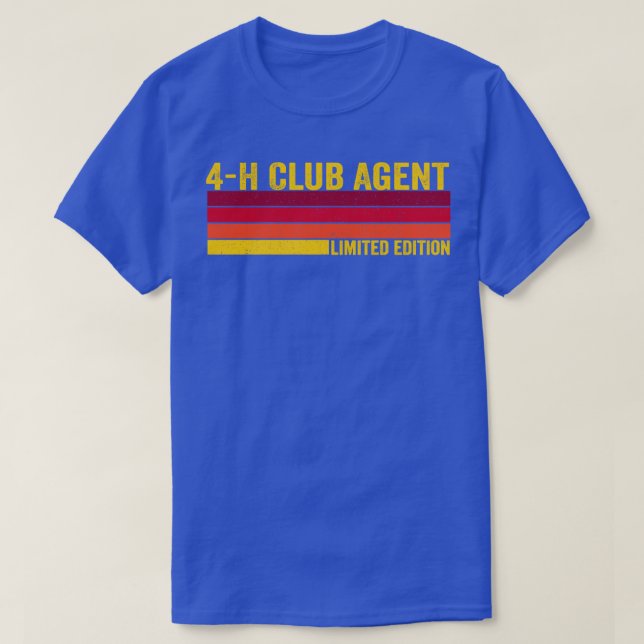 4 H KLUBB AGENT T SHIRT (Design framsida)
