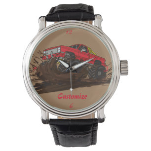 4-hjuliga lastbil Thunder_Cove-lera Armbandsur