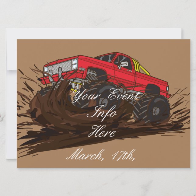 4-hjuliga lera lastbil Thunder_Cove (Framsida)