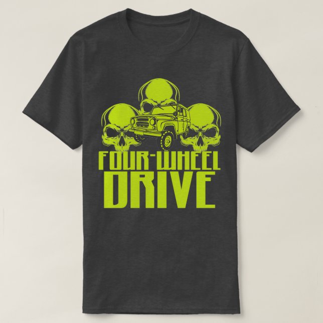 4-hjulsdrift 4WD T Shirt (Design framsida)