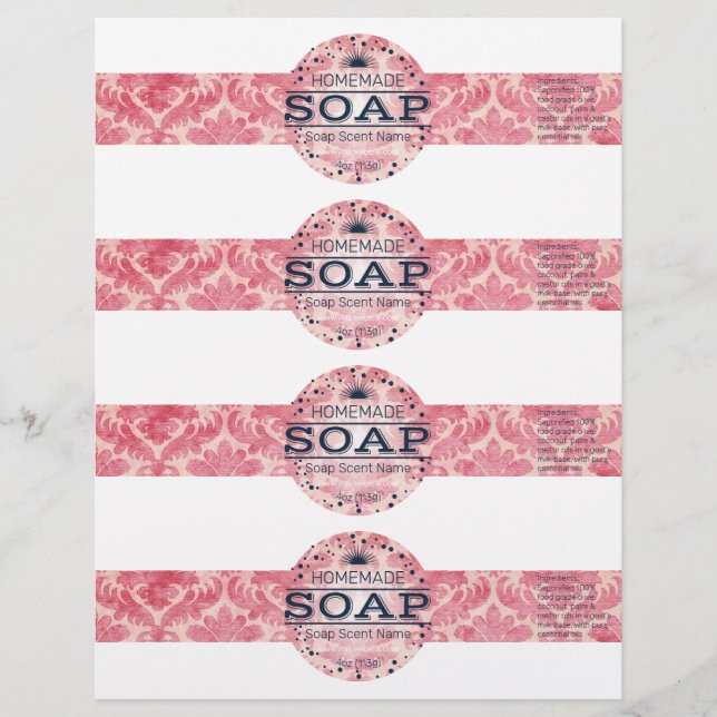4- Homemade Vintage Stil Soap Wraps (Framsida)