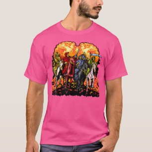 4 Horsperma från Apocalypse Revelation 61-8 Jesus T Shirt