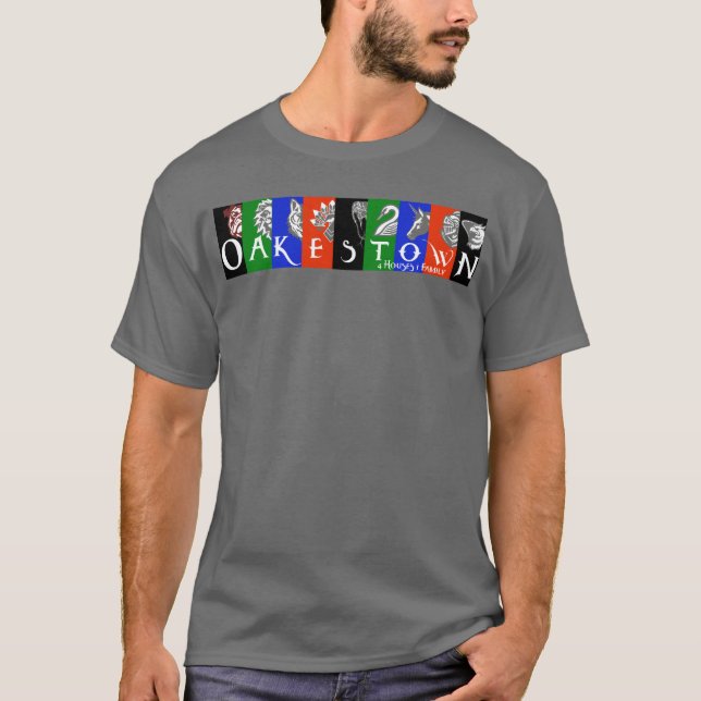 4 hus OakestownT-Shirt T Shirt (Framsida)