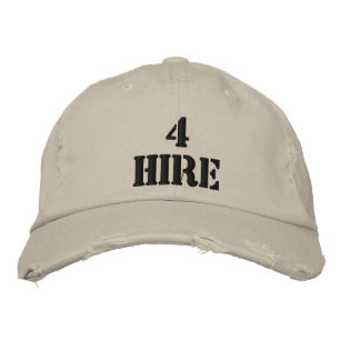 4 hyra broderad keps