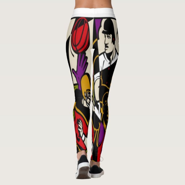 4 Idrott Leggings (Baksida)