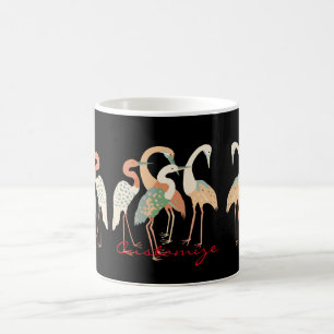 4 Japanska tranes Thunder_Cove Kaffemugg