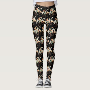 4 Japanska tranes Thunder_Cove Leggings