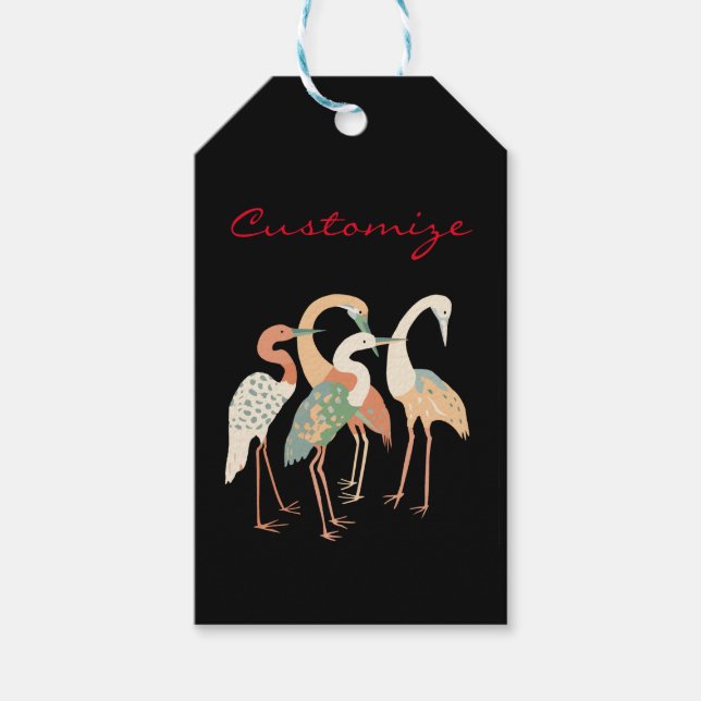 4 Japanska tranes Thunder_Cove Presentetikett (Framsidan)