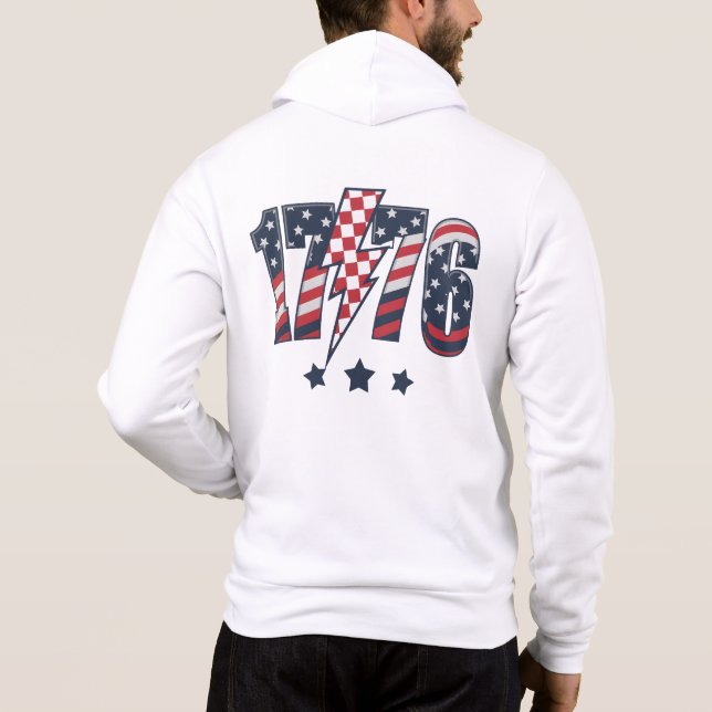 4 juli 1776 t shirt (Baksida)