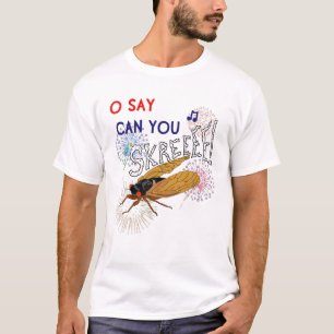 4 juli 17 år Cicadas Funny Meme Quote Firew T Shirt