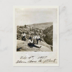 4 juli 1907 Silver Bow, Montana Vykort