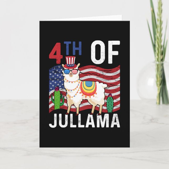 4 juli 2004, Jullama lamas patriotiska amerikanska Kort (Framsida)