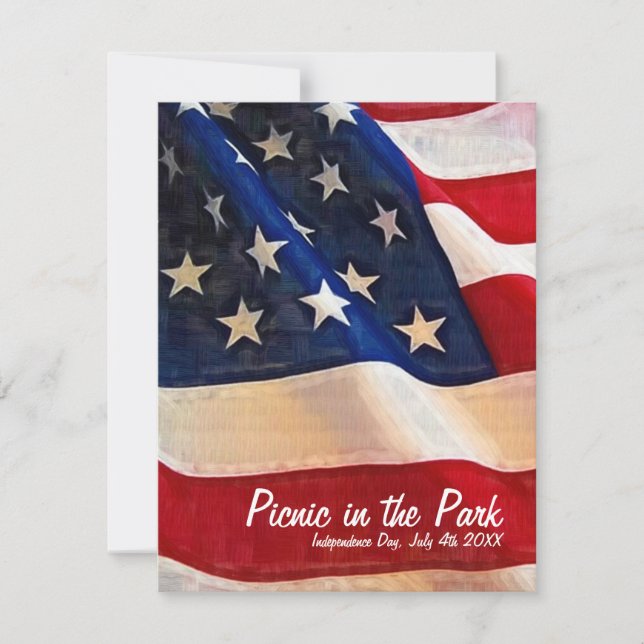 4 juli 2011: Picnic Independence day Inbjudan (Framsida)