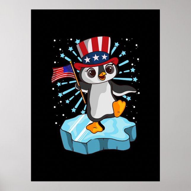 4 juli 2021 Penguin Poster (Framsidan)