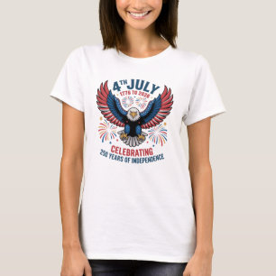 4 juli 2026 - 250-årsfirande t shirt