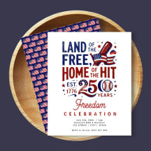 4 juli 2026 | America 250 Baseball-fest inbjudan