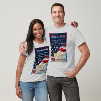 4 juli 2026 Bok T-shirt