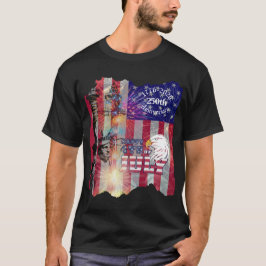 4 juli 250-årsjubileum USA T Shirt