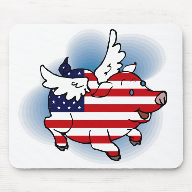 4 juli - 4 juli Patriotic Flies Gris Musmatta (Framsidan)