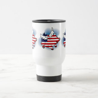 4 juli - 4 juli Patriotic Flies Gris Resemugg