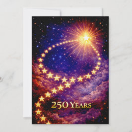 4 juli 50 stjärnor 250 år USA Grillfest Inbjudningar