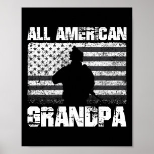 4 juli All American Farfar Poster