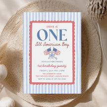 4 juli All American Pojke 1-årsdag