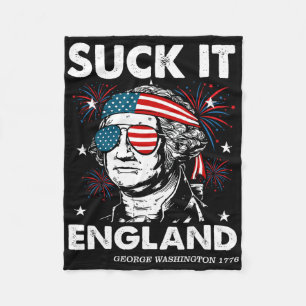 4 juli American Girl Coquette Usa Flag Patrio Fleecefilt