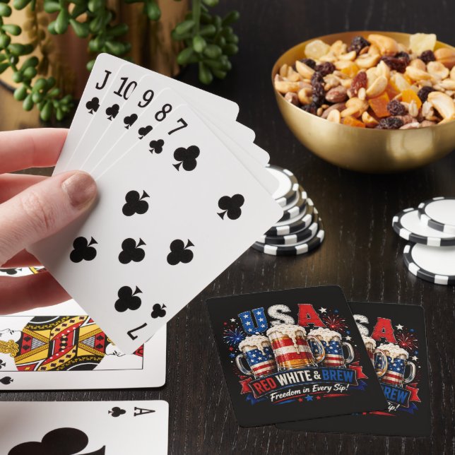4 juli amerika 250-årsjubileum casinokort (På plats)