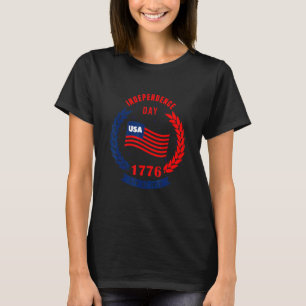 4 juli Amerika Independence day Patriot USA T Shirt