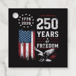 4 juli Amerika USA Flagga Patriotisk Gåvor Etiketter